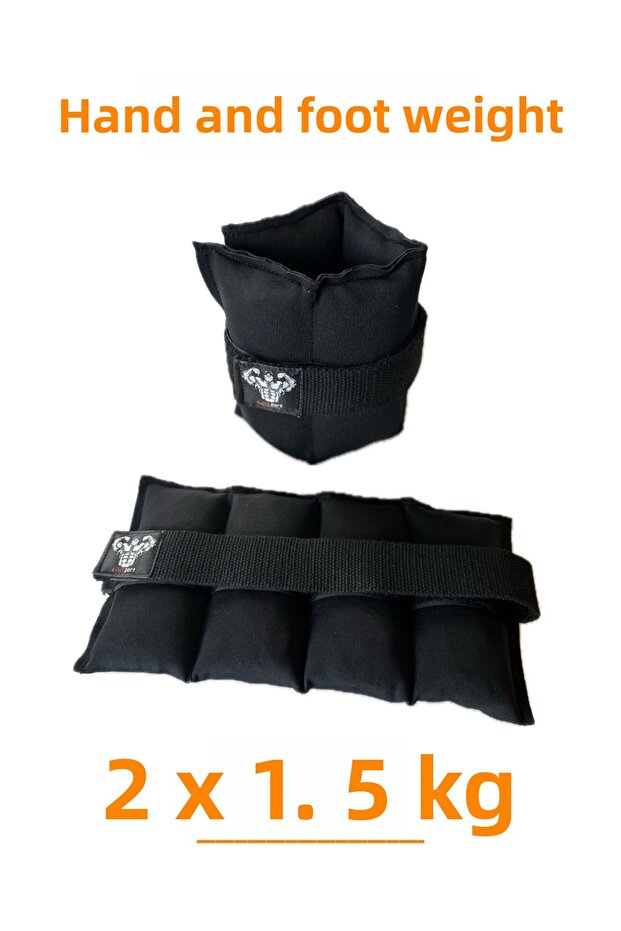 Hand and Foot Wrist Weight 2X1.5Kg (Sand Weight)