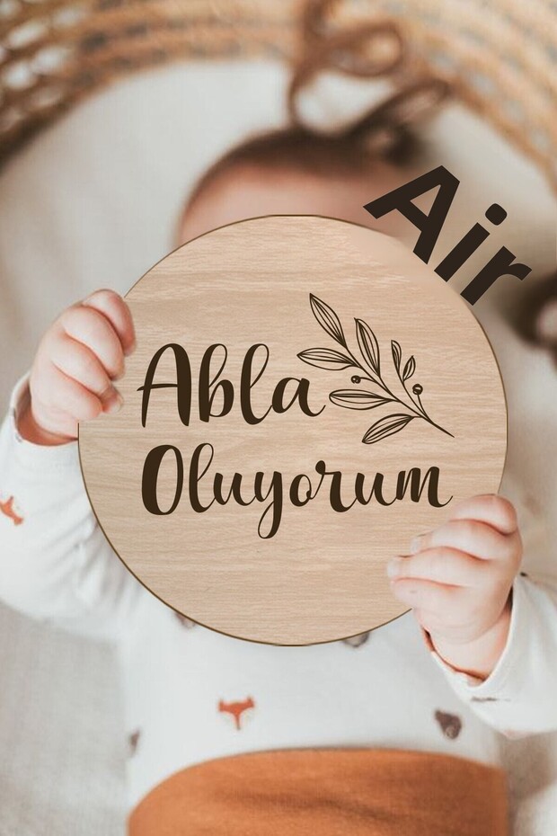 I'm Becoming a Big Sister Baby Photo Shoot Card Newborn Photo 16.5cm Baby Memory Card
