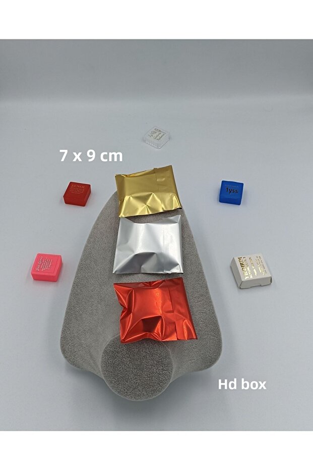 Metallized Bag 7x9 Cm 50 Pieces Gift Package