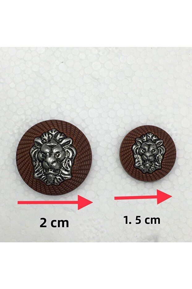 Blazer Jacket Button Set Lion Model Tan - 7