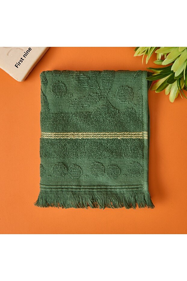 Soft Zeleno Hand Towel - Green - 30X50 cm