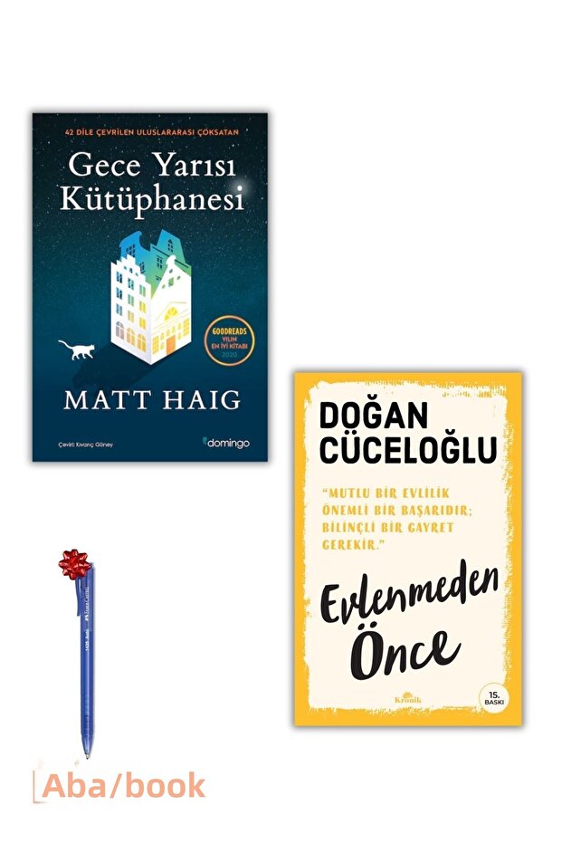 1. Midnight Library - Matt Haig, 2Nd. Before Marriage - Doğan Cüceloğlu with Pen Gift