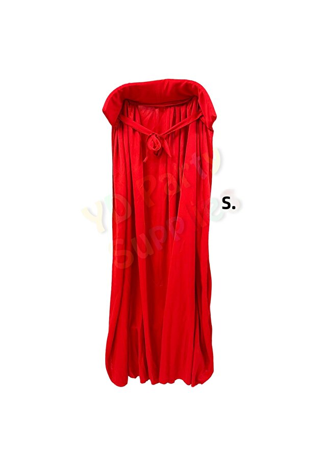 عباءة حمراء للهالوين بطول 120 سم
