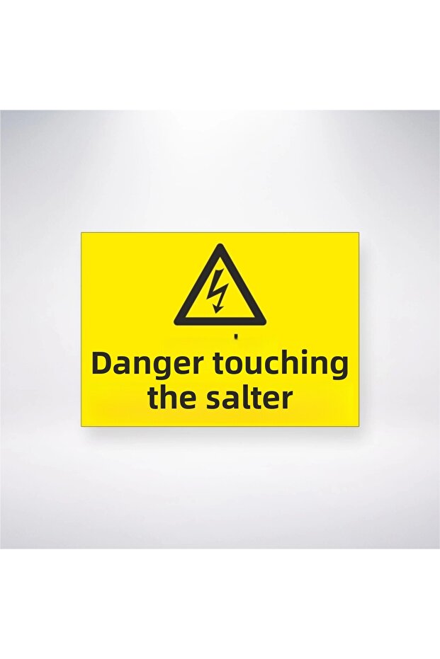 Danger Don'T Touch Switch Sticker 20X28 cm