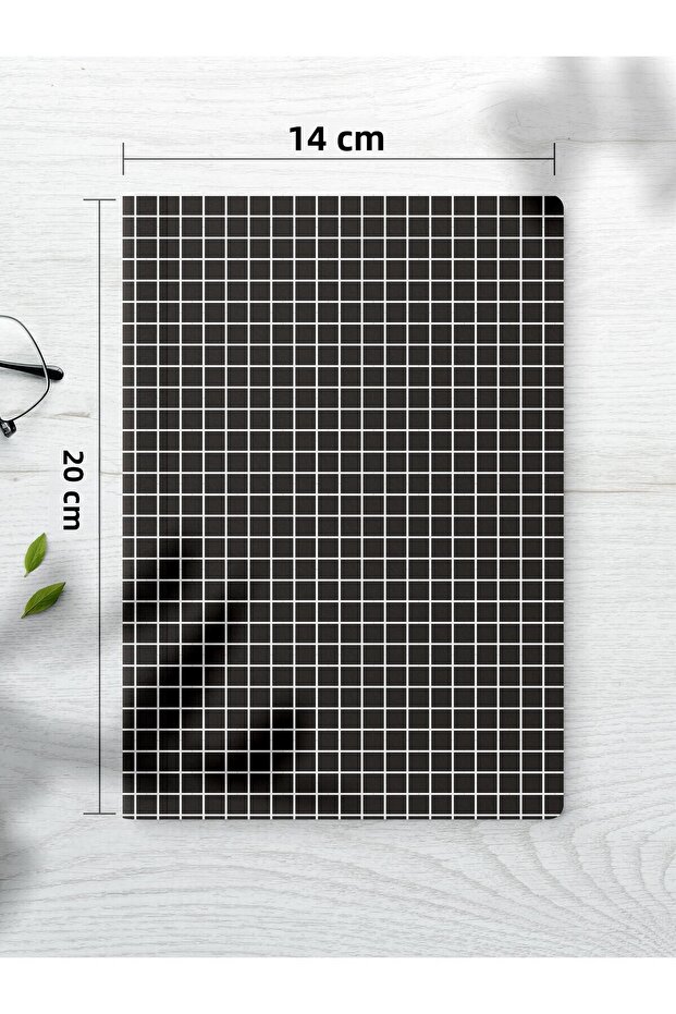 Unlined Notebook Set, 2 Pieces Geometric Patterned Notebook, Notepad, Memory Book, 64 Pages Medium Size - 3