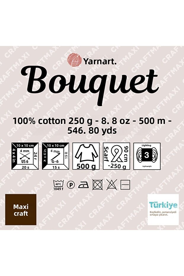 BOUQUET - حبل محبوك يدويًا EBRULI-721 - 2