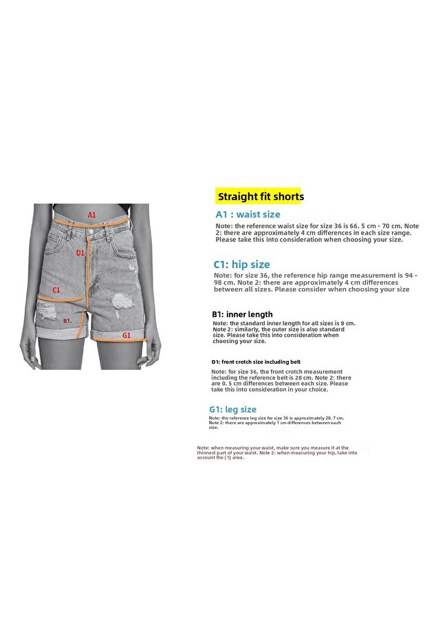 Ripped Model High Waist Denim Color Jean - 6