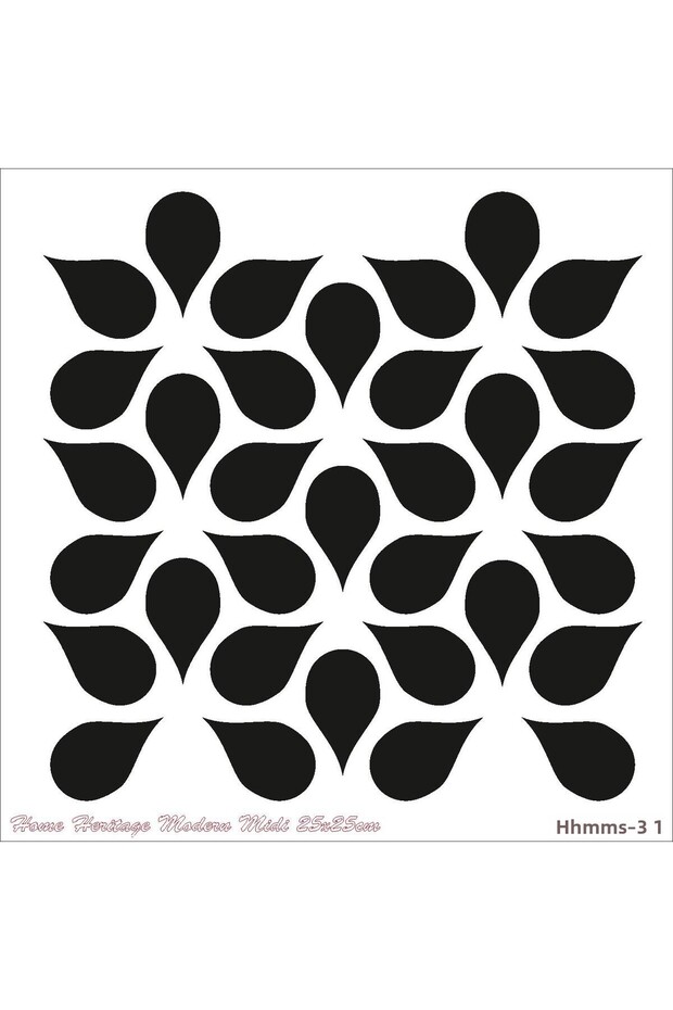 استنسل هوم هيريتاج مودرن ميدي 25×25 سم HHMMS-31