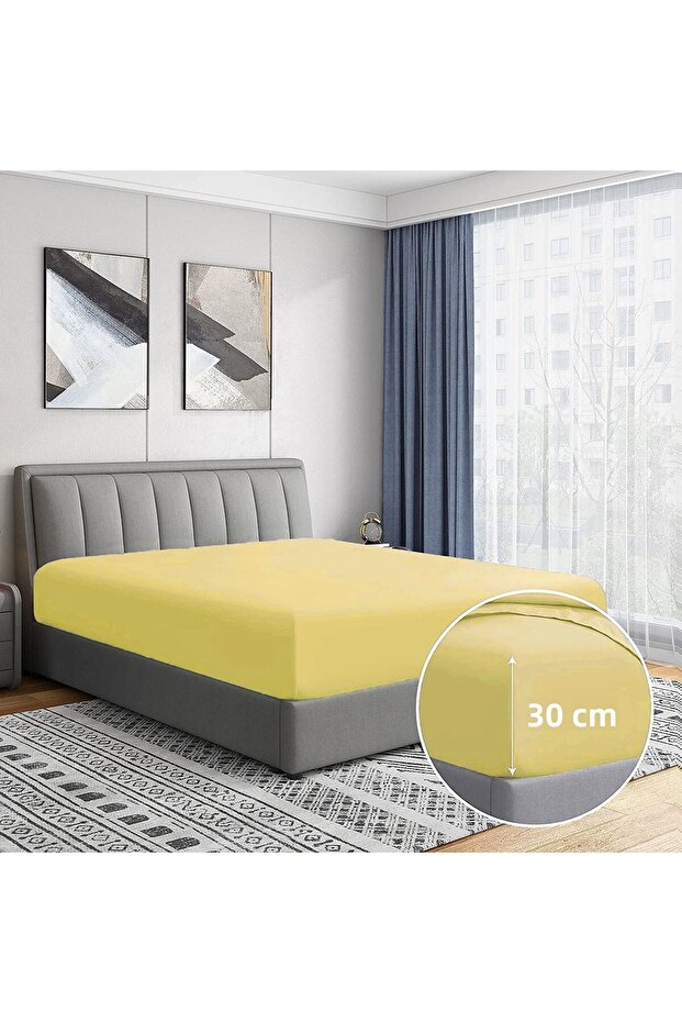 | Jersey | 100% Natural Cotton Single / Double Fitted Sheet - 2