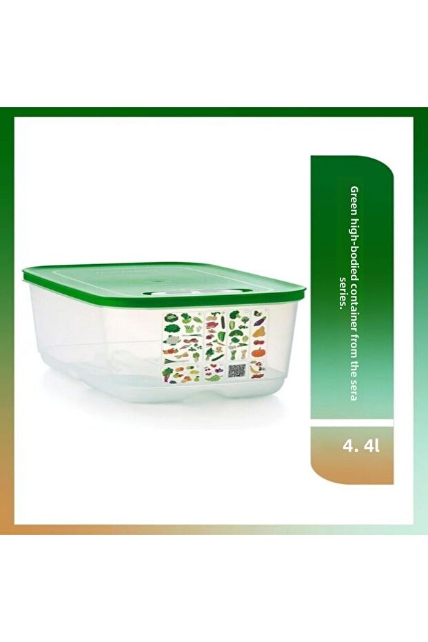 Tupperware Sera Series High Body Container 4.4L Green