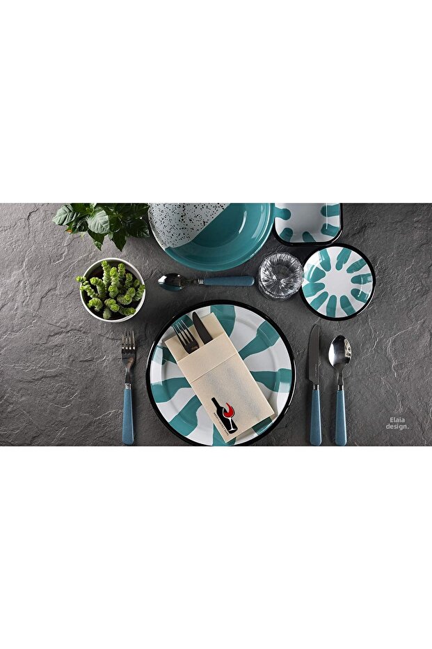 Airlaid Ivory Fabric Textured 1/8 Waiter Fold Pocket 40x40 Cm Napkin Wine&goblet Theme Printed 25 Pcs - 5