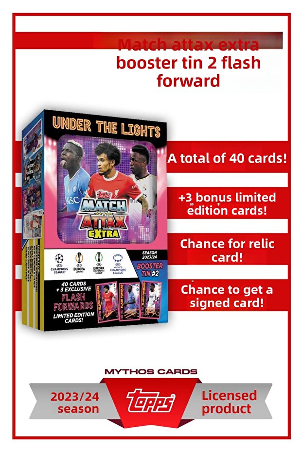 Attax Extra 23/24 - Booster Box 2 - Flash Forwards Footballer Cards