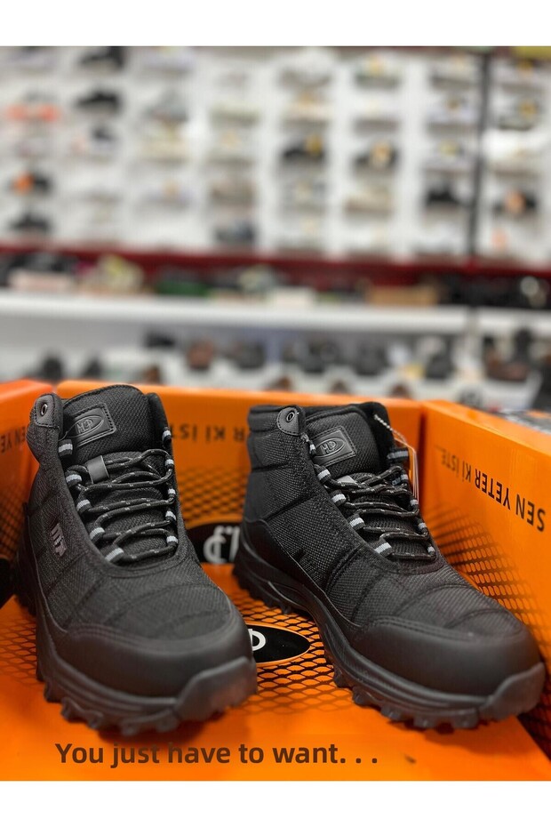 M.P. 242-2001 Black Men's Trekking Sports Boots