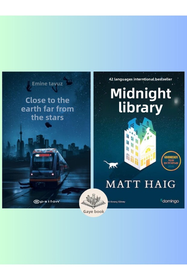 Yere Yakın Yıldızlara Uzak ve Gece Yarısı Kütüphanesi ( 2 Kitap Set )