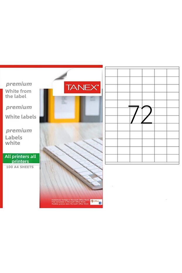 ملصق ليزر Tw-2272 مقاس 35 × 23.3 مم