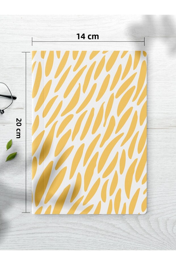 Unlined Notebook Set, 2 Pieces Geometric Patterned Notebook, Notepad, Memory Book, 64 Pages Medium Size - 3