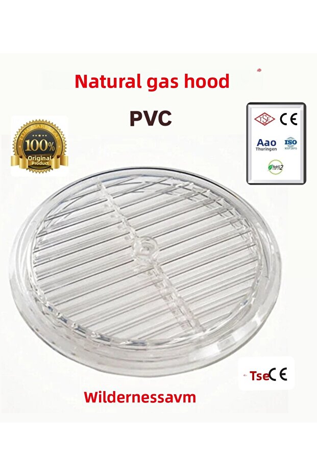 Natural Gas Kitchen Bathroom Glass Ventilation Vent 18 cm