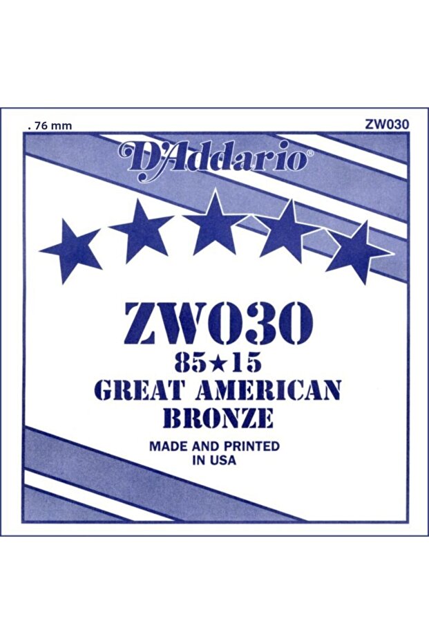 D'addario Zw030 سلسلة جيتار صوتية واحدة (30)