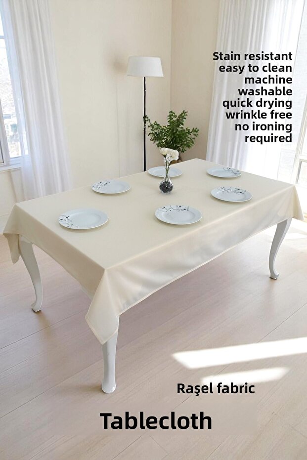مفرش طاولة ناعم من القماش - 5