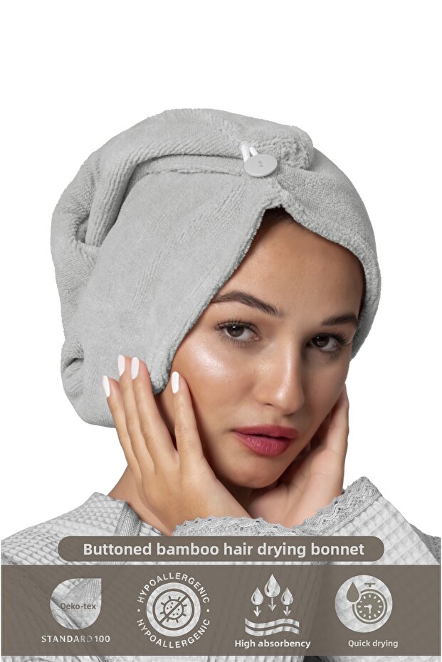 Elegant Bonnet Hair Thick Microfiber | Hair Drying Cap | Hair Towel | Hair Drying Towel