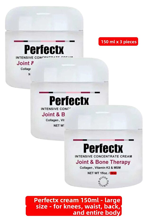 Perfectx Cream 3 Pcs - Large Size 150 ml for Whole Body