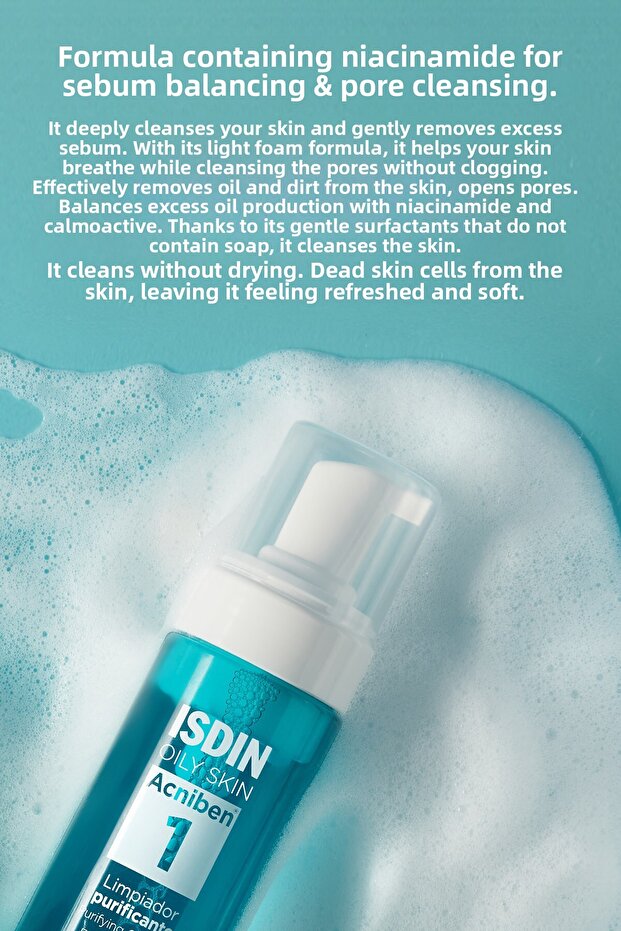 Acniben Purifying Cleanser Foam 150 ml Cleansing Foam for Oily and Acne Prone Skin - 2