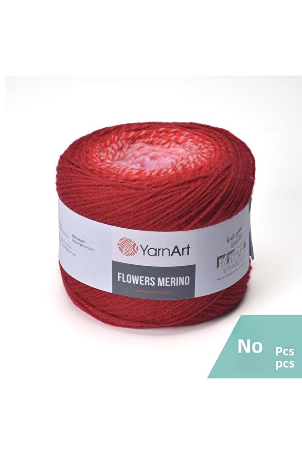 Flowers Merino Knitting Yarn - 561 - Pack of 2