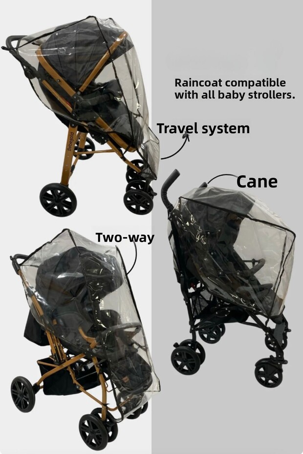 Luxury Special Size XL Size Baby Stroller Rain Cover