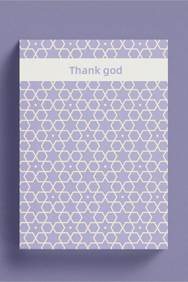 Alhamdulillah Purple Islamic Notebook (Ayet-Hadisli)