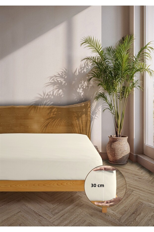 Set de cearșafuri elastice Siena Ranforce 100% bumbac - 3