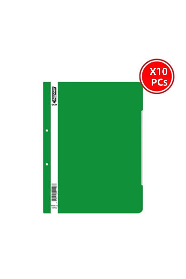 Ring Binder, 10 Pieces, Pack of 50, Standard, A4, Green