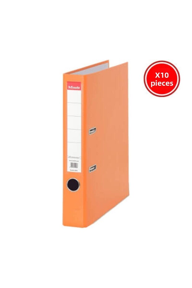 Eseelte Office Folder, 10 Pieces, Economical Narrow, Orange