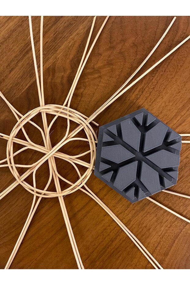 Rattan Örme Kalıbı, Şablon, Pattern, Template Model No -10- - 2