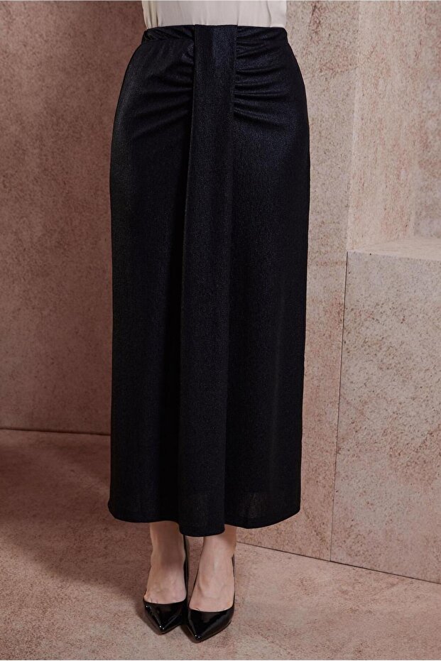 SİMLİ ÖRME KUMAŞ ETEK 60569 - 1