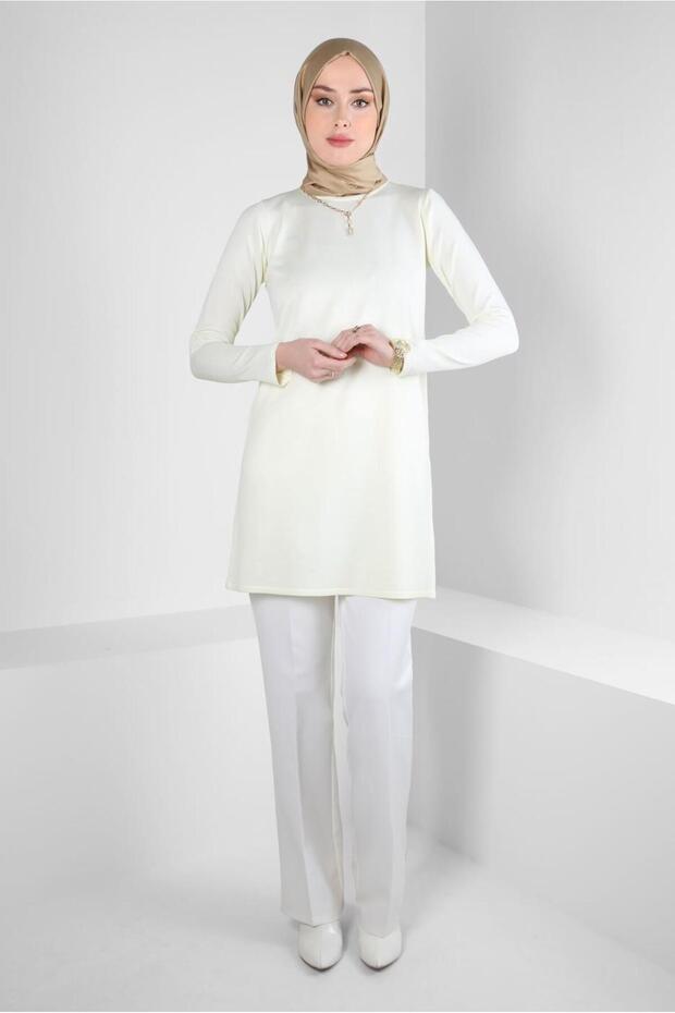 CYCLING COLLAR KNITWEAR TUNIC 44060