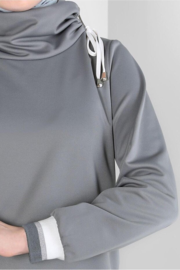 GARNİLİ ÖRME TUNİK 44235 - 4