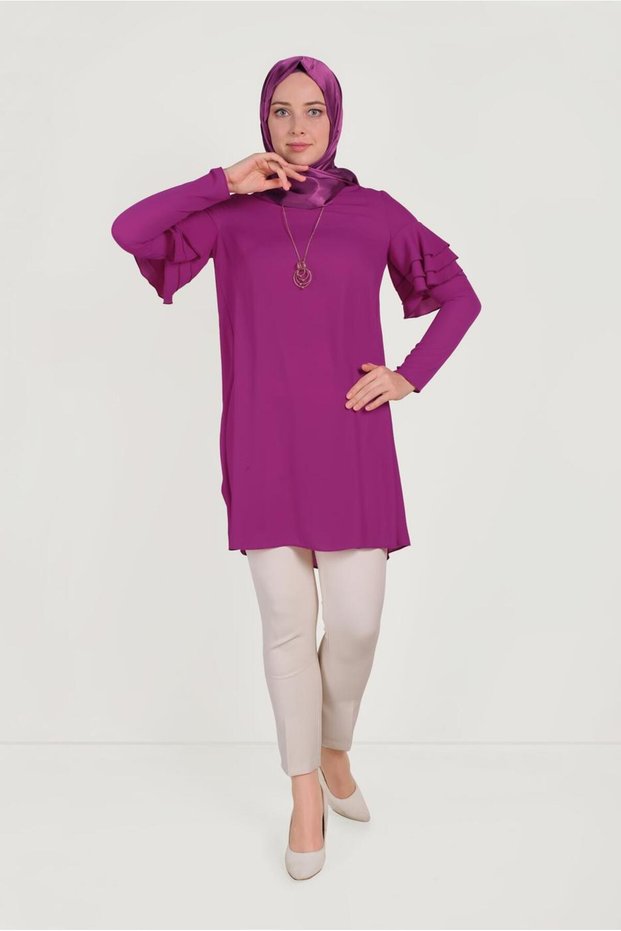 Tunic with Sleeves Frill 40493