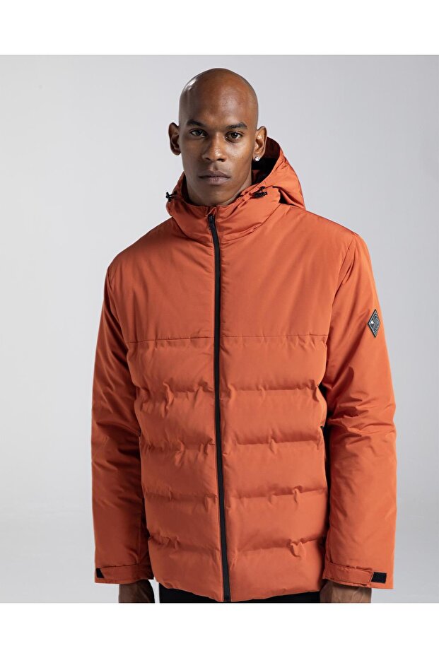 Authentic Rio Erkek Turuncu Regular Şişme Mont - 1