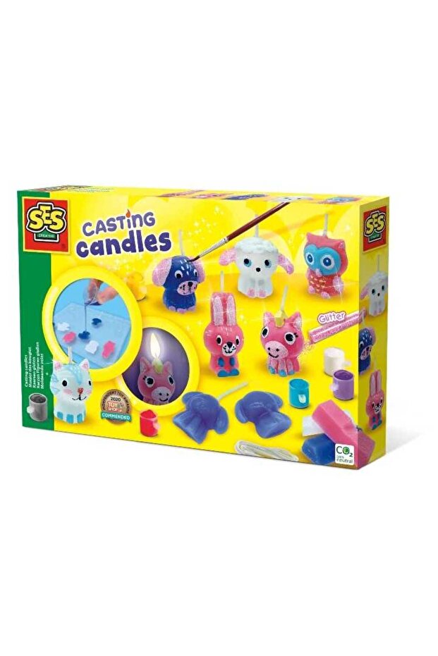 Set de creatie Lumanari-Animale Vesele - 1