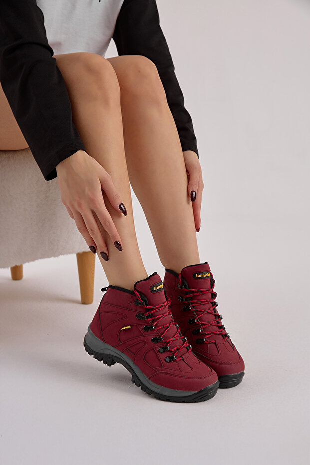 Unisex Claret Red Trekkingstiefel V2rts - 3