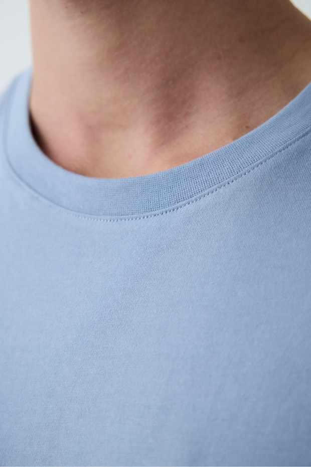 Bird Mavi Pantolon Pijama Takımı - 6