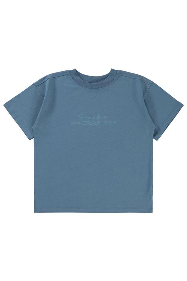 6-9 Years Old Boy Indigo T-Shirt