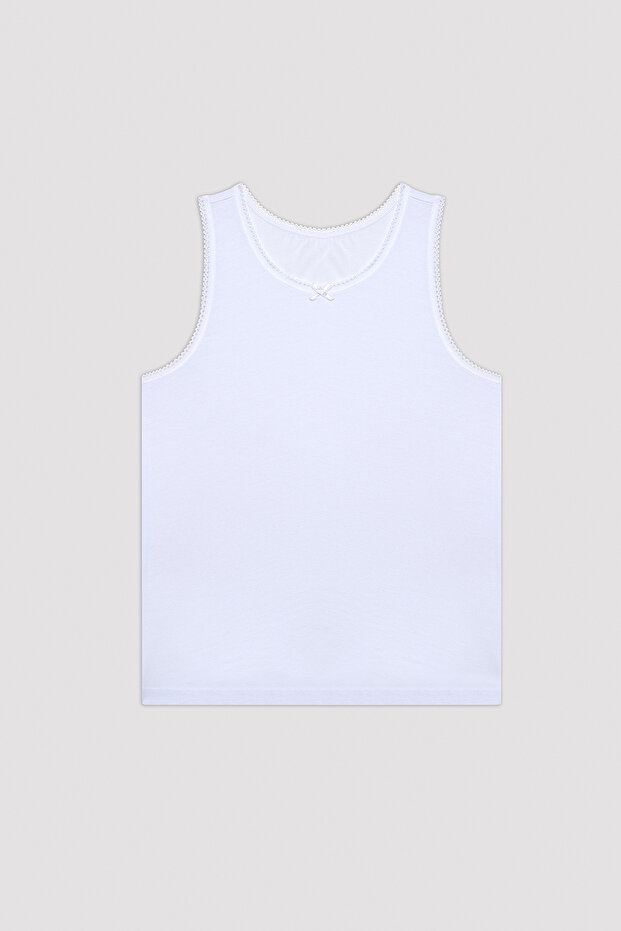 Kız Çocuk W Basic Pamuklu 3lü Çok Renkli Atlet - 2