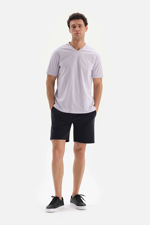 Lila V Yaka Basic Supima T-Shirt - 6