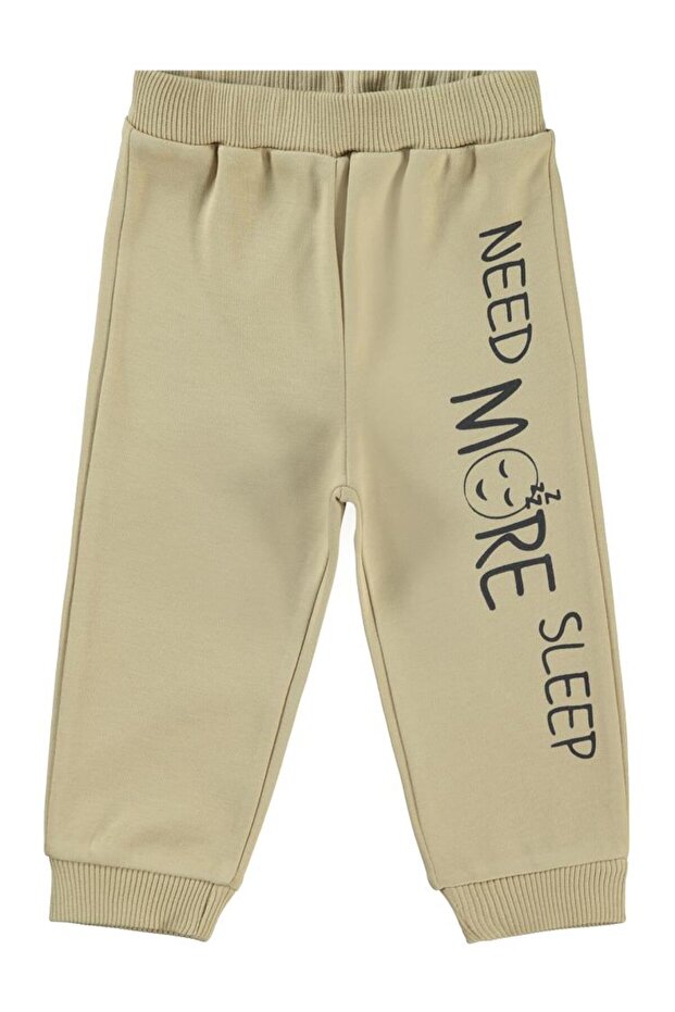 Need More Sleep Printed 6-18 Months Single Baby - Brown 9-12 Months
