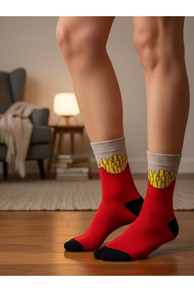 جوارب بتصميم عصي البطاطس - 1
