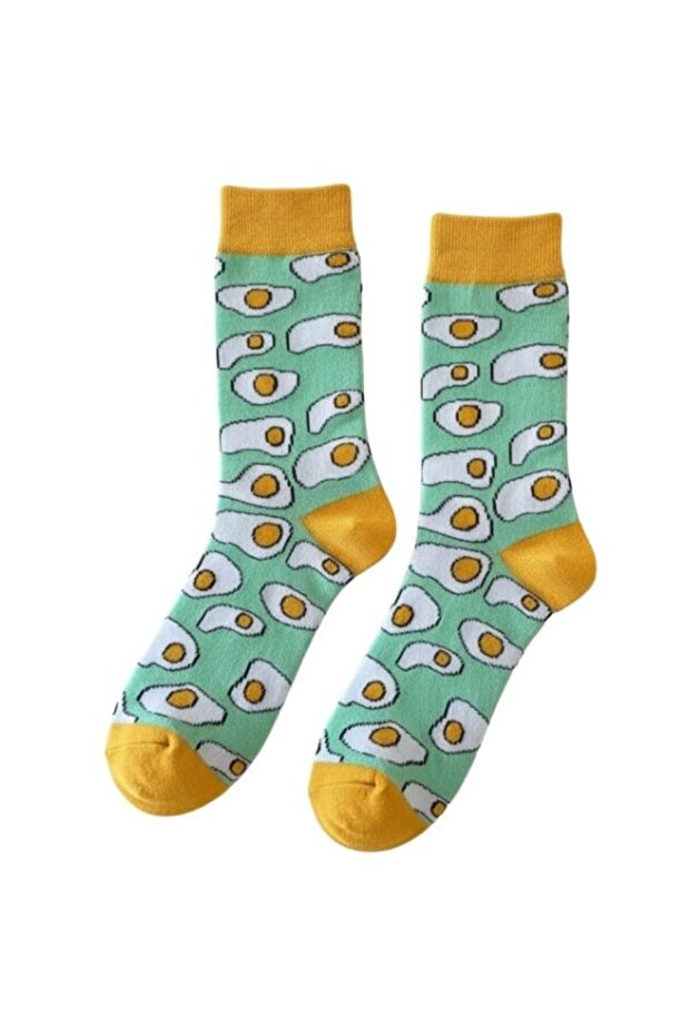 جوارب بمقبس بتصميم البيض الأخضر - 2