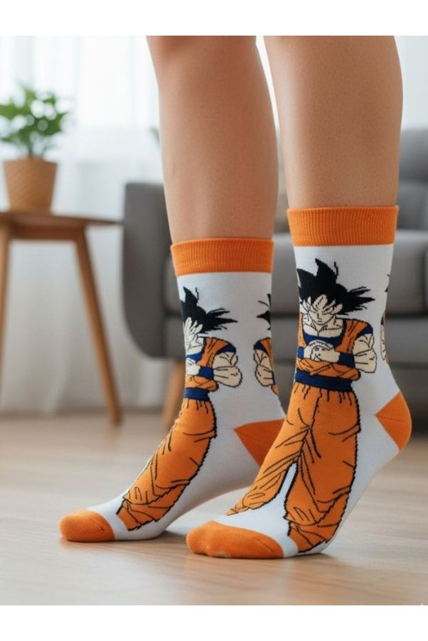Anime Patterned Socket Socks