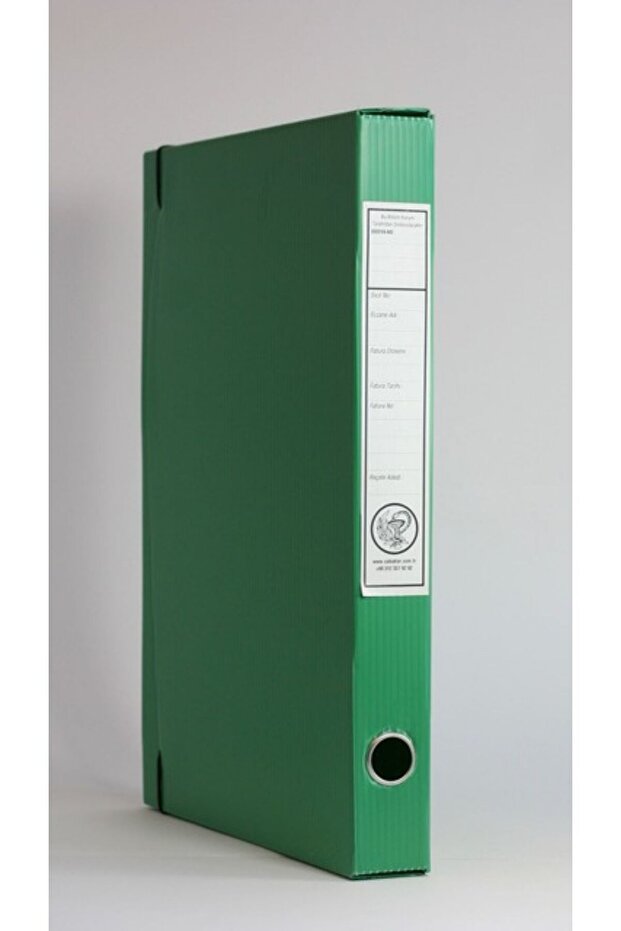 Pharmacy Sgk Prescription Box Standard Size Green (29X4.5X40 cm)