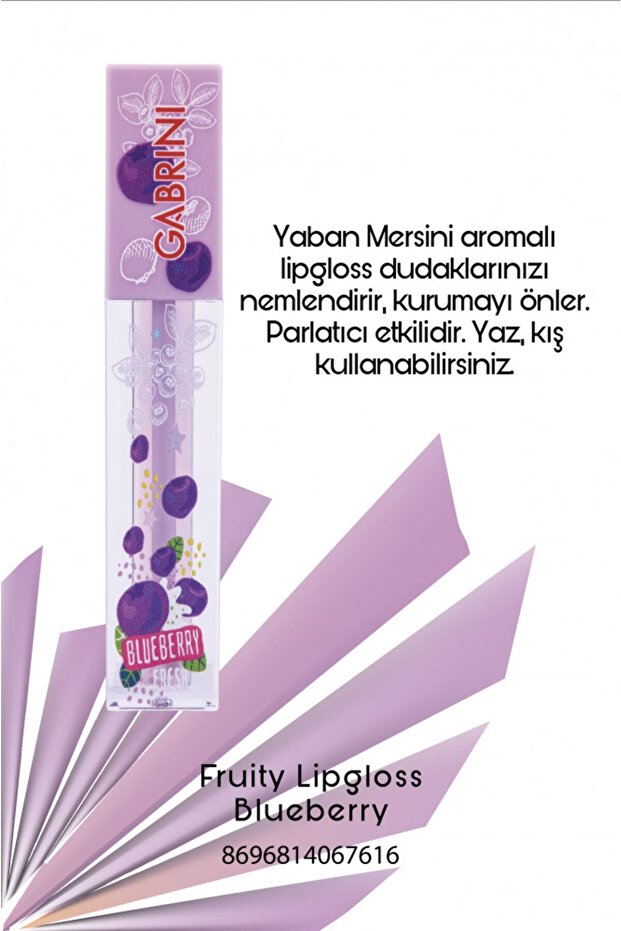 Fruity Lipgloss Blueberry - 1